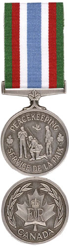 Médaille canadienne du maintien de la paix (MCMP)