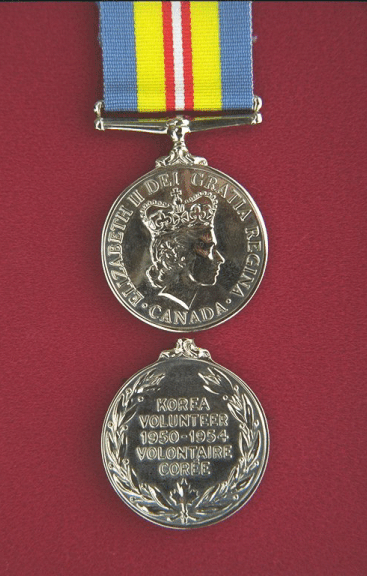 Médaille canadienne de service volontaire pour la Corée